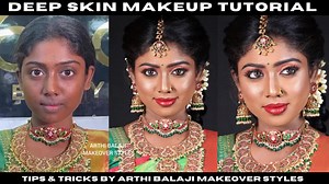 3.7K views · 105 reactions | Deep Skin Makeup Tutorial by Arthi...