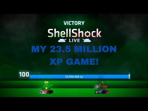 My 23.5 Million XP Game on ShellShock Live!