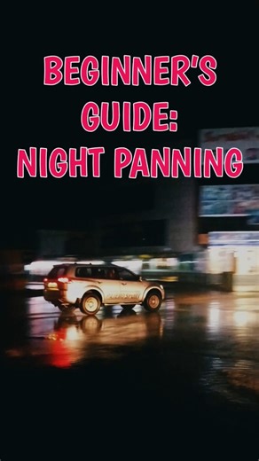 HOW TO TAKE Stunning Night Panning Shots (Beginner Tutorial)☘️ #shorts
