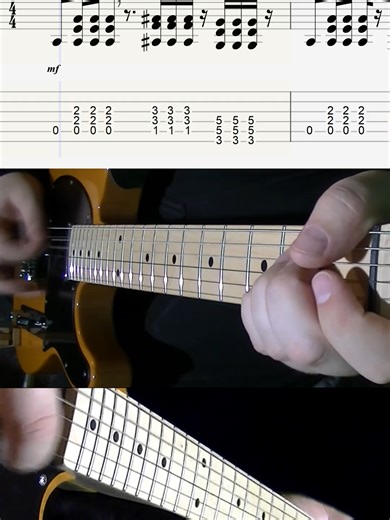 Guitar Tab Perfect Strangers by Deep Purple #guitarriff #riffoftheday #guitartabs #deeppurple #howto #fyp