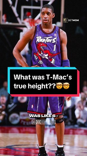 How tall was T-Mac? KG reveals his true height. Watch the full episode with Tracy McGrady on the All The Smoke Productions YouTube. #nba #basketball #tracymcgrady #kevingarnett #kgcertified