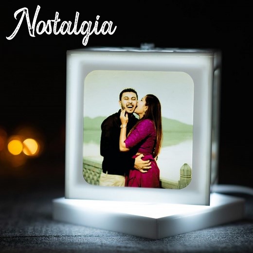 ZOCI VOCI on Instagram: "Nostalgic time travel!! Make your memories lit up your home with our new series of Rotating photo lamps. Presenting Nostalgia Flora White rotating lamps with personalised photo frames. For more gifting options, do log on to - www.zocivoci.com #3d #tablelamp #gifting #gift #heart #anniversary #anniversarygoals #zocivoci #zvlamps #tablelamp #Coloroflove #photolamp #photolamps #personalizedgifts #loveyoutothemoonandback #nostalgia #flora"