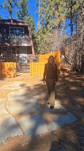 Big Bear Lake cabin for sale in Lower Moonridge with STELLAR rental history 🌲 Remodeled 2-bedroom, 1-bath mountain cabin just minutes from Bear Mountain Ski Resort, the golf course, and the Big Bear Alpine Zoo. This turn-key Big Bear cabin features a cozy wood-burning brick fireplace, full kitchen, stackable laundry, and a warm, modern cabin interior. Step outside to a beauiful back deck and spa under the stars—perfect after skiing, hiking, or village days. ⭐ Proven vacation rental ⭐ Strong ren