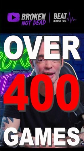 Can I Complete 400 Games? Let's Find Out #challenge #gaming #steam #brokennotdead