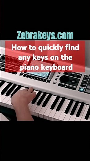 Piano for Beginners: How to find keys on the piano keyboard
