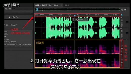 Audition如何看懂并操作频谱图
