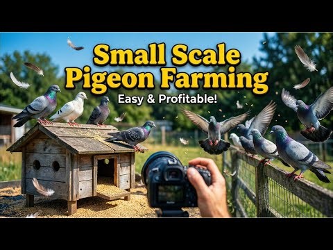 Small Scale Pigeon Farming: Raise Pigeons for Meat (Squab), Racing, Breeding & Profit!