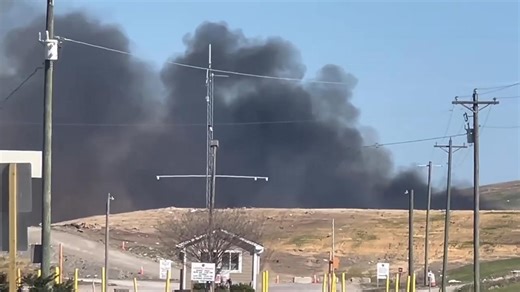 Here’s video of the large debris pile fire that is contained at the Horry County Recycling Center/Landfill. Video via Kaci Allen. | Ed Piotrowski WPDE