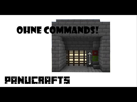 Funktionierendes Burgtor in Minecraft bauen | Tutorial