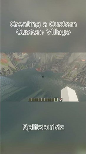 Building a Custom Village in a Stone Biome #minecraft #minecraftbuilding #minecraftchallenge