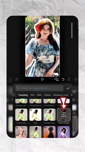 🎬 CapCut Cutout Poster Transition Tutorial