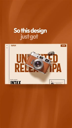 Abdul Mutakabar Ayaz • UI/UX Designer on Instagram: "FujiFilm Vintage Web Design Animation Tutorial 🔥 What do you think of these animated websites? Any tutorial that you want, let me know. ——————————- This is an unofficial comment inspired purely for creative fun! This video is not affiliated with Fujifilm. ——————————- #webdesign #webdesigner #uidesign #uxdesign #Canon #designinspiration #behance #dribbble #appdesign #websitedesigner #WebsiteInspiration #viral #camera #uianimation #fujifilm #ni