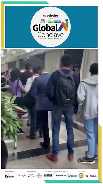 AI fever gripping Bengaluru! The #GlobalAIConclave is here, and the city's buzzing with excitement. Check out these epic lines snaking around the venue, longer than a Python code marathon! Catch the live updates here https://www.moneycontrol.com/news/india/ai-conclave-live-updates-liveblog-11912181.html | moneycontrol.com | Facebook