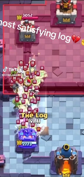 most satisfying log oat😊 #clashroyale #log #value #bestcrplayer #defense