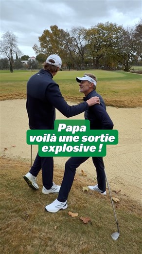 Sortie explosive à la Melvil, pas certain que ça fonctionne. On applique donc la méthode classique à la Raph Jacquelin 💥 | ffgolf - Fédération française de golf