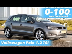 TUNED Volkswagen Polo 1.2 TSI Acceleration 0-100 (Custom Exhaust + Stage 1)