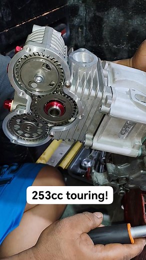 323K views · 6.2K reactions | 253cc liquid cooled on process! | Mackyworks performance | Facebook