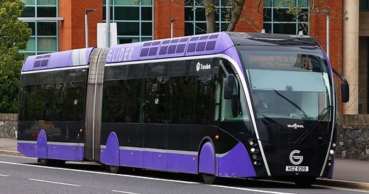 Belfast Glider timetable, routes and ticket costs