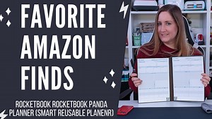 Watch Rocketbook Panda Planner ﹙Smart reusable planner﹚ on Amazon Live