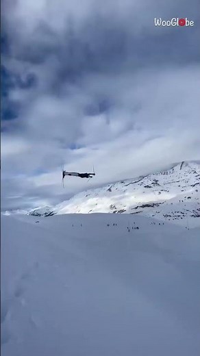 Ski Fail: Skier's High-Risk Jump Ends in Epic Fall || WooGlobe