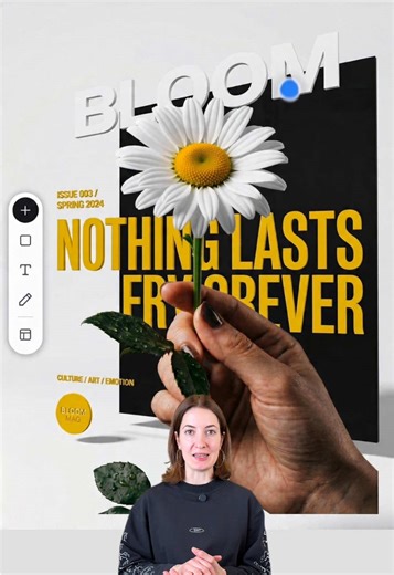 AI poster editing is getting wild. Made this with @LovartAI Link in bio. #Lovart #LovartAI