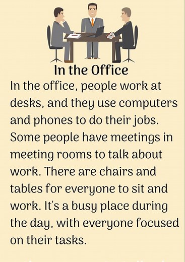 Office Work: Desks, Computers, Meetings, and More