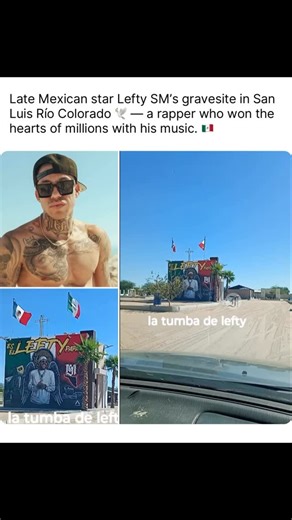 MexicanWorldStarFoo on Instagram: "Late Mexican rapper Lefty SM, born Juan Carlos Sauceda, tr-gically passed away on September 3, 2023, after being sh—t during a vi—lent at—ck at his home in Zapopan, Jalisco. Today his gravesite is visited by hundreds of thousands of fans across Mexico, remembering his music and his legacy he left behind 🕊️🇲🇽 ( via: @floridafoos ) #foocommunity #floridafoos #leftysm #latinocommunity #reels"
