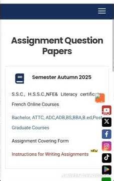 Aiou Assignment Question paper Autumn 2025 | How to Download aiou Assignment Questions ,the aiou