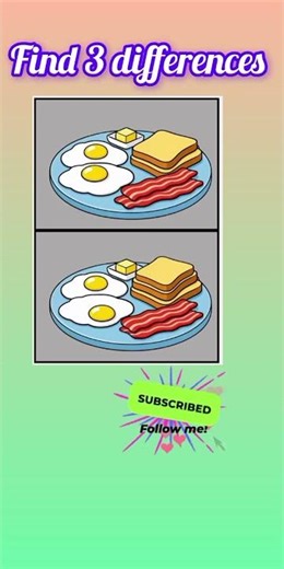🔍 Find 3 Differences 👀 | 99% Fail This Spot the Difference challenge! #puzzle #gaming #test #shorts