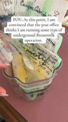 Love By The Ounce ®️ on Instagram: "Happy MailTime mamas. What theories do you think are going around about the amount of breastmilk that gets delivered? And who sees their package??? #mailtime #mailday #breastmilkkeepsake"