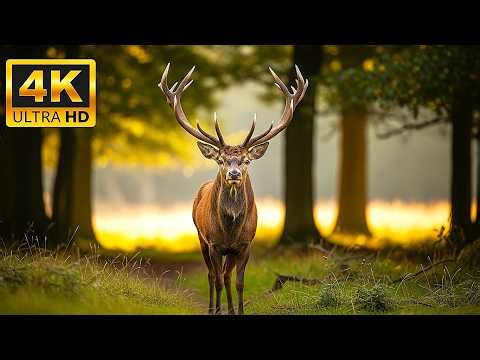 Beautiful Animal World in 4K 🌿 Relaxing Wildlife Scenes with Soothing Music