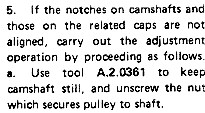Adjusting V6 Cam Timing
