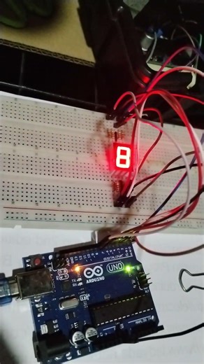 seven sigment led lights #arduino