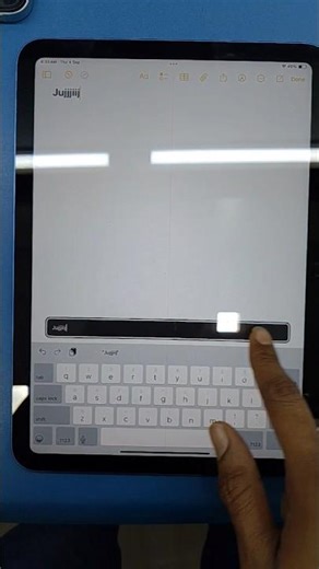 iPad Air 16 typing time black border line coming with text problem solved | Hover text off | #ipad