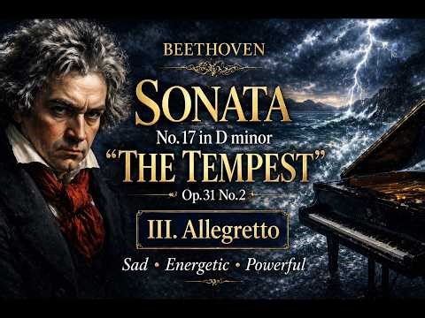 Beethoven "Tempest" Sonata No.17 | Full & Movements (D minor, Op.31 No.2)