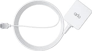 Arlo Outdoor USB-C Charging Cable, Arlo Certified Accessory, 25 ft., Works with Essential Battery Camera 2nd/3rd Gen, Essential Battery Camera XL 2nd/3rd Gen, Essential Pan Tilt, Pro 6/XL 6, Ultra 3
