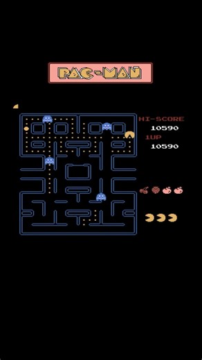 Pacman 4–Classic Arcade Gameplay#shorts