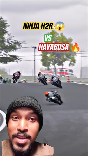 Kawasaki Ninja H2R world's fastest bike superfast rider Drag Race 😱#shorts