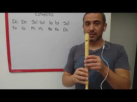 Estrellita en flauta dulce.