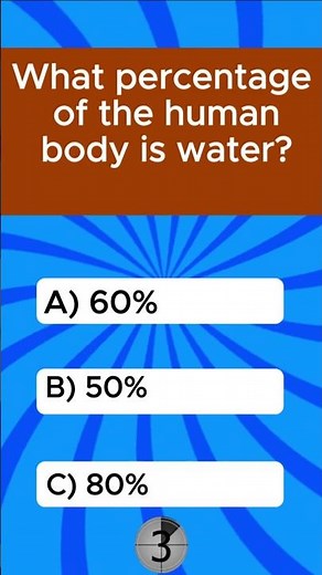 What Percentage Of The Human Body Is Water?