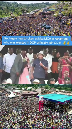 Kisa MCA defects from DCP to ODM — Gachagua left heartbroken