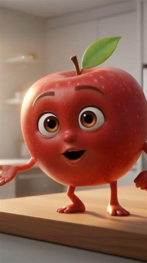 Apple Talks to You | Healthy Fruit AI Talking Video #Shorts