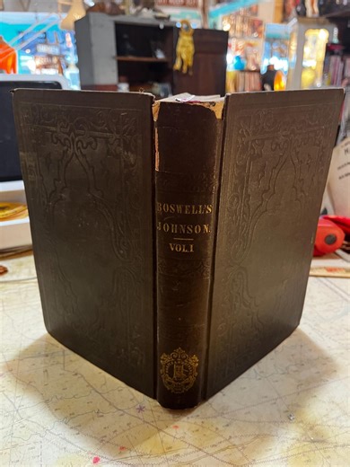 Vintage Book, the Life of Samuel Johnson Volume 1 by James Boswell, 1846, Antique Book, Rare Books, Collector's Item - Etsy