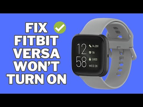 FIXED: Fitbit Versa Won't Turn On | Fix Fitbit Versa Black Screen | 2024 Solutions