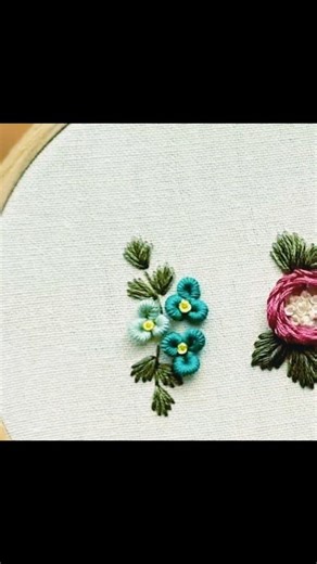 Beautiful hand Embroidery Model #designs #reels #new #floral #diy #handmade #trendingreels #shorts #work #love #stitch #trending #needlework #embroidery #flowers | Embroidery Creation