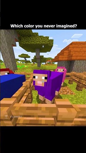 Minecraft Color Mixing Experiment trend 🤯 #minecraft #shorts