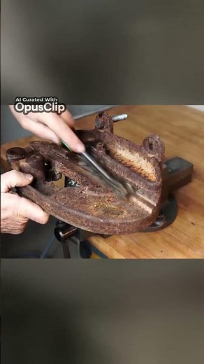 "Restoring a Rusty Tool: From Scrap to Treasure!"