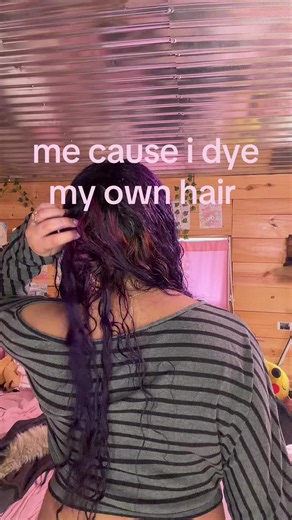 i’m just a young ho. his it’s giving galaxy | Hair Dye At Home
