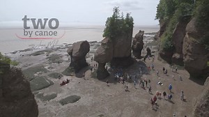 NORMALLY, you'd take a canoe out during high tides at Fundy National Park. Comedian James Mullinger... Not normal. 😂 Stay tuned to Two by Canoe for a BIG surprise at the end of the series! 👀#ExploreNB | New Brunswick / Nouveau-Brunswick