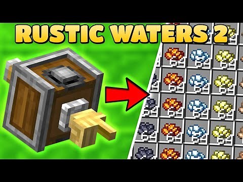 CREATE SLUICE AUTOMATION & EARLY GAME POWER! Rustic Waters 2 EP2 | Modded Minecraft 1.16